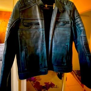 Lamb leather jacket